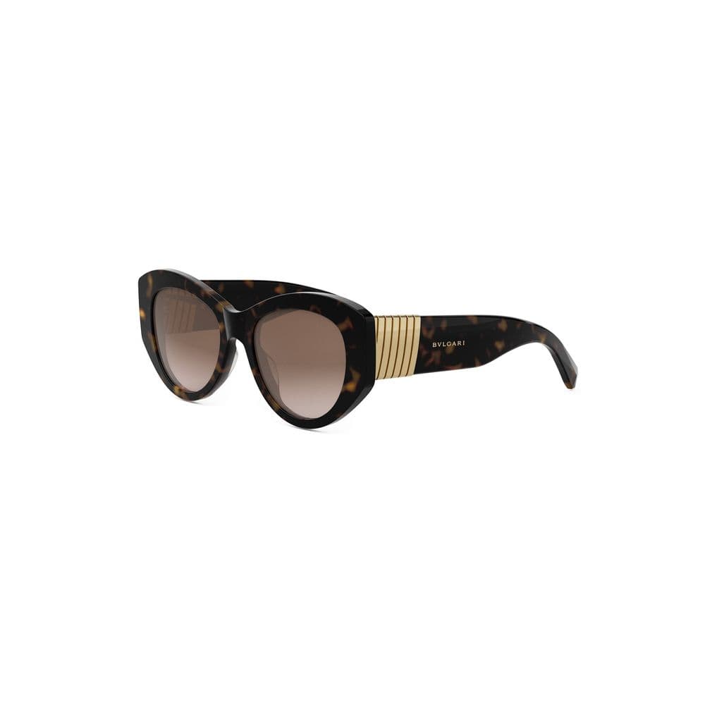Bvlgari BV40050I TUBOGAS 52F Sunglasses Dark Havana 52mm