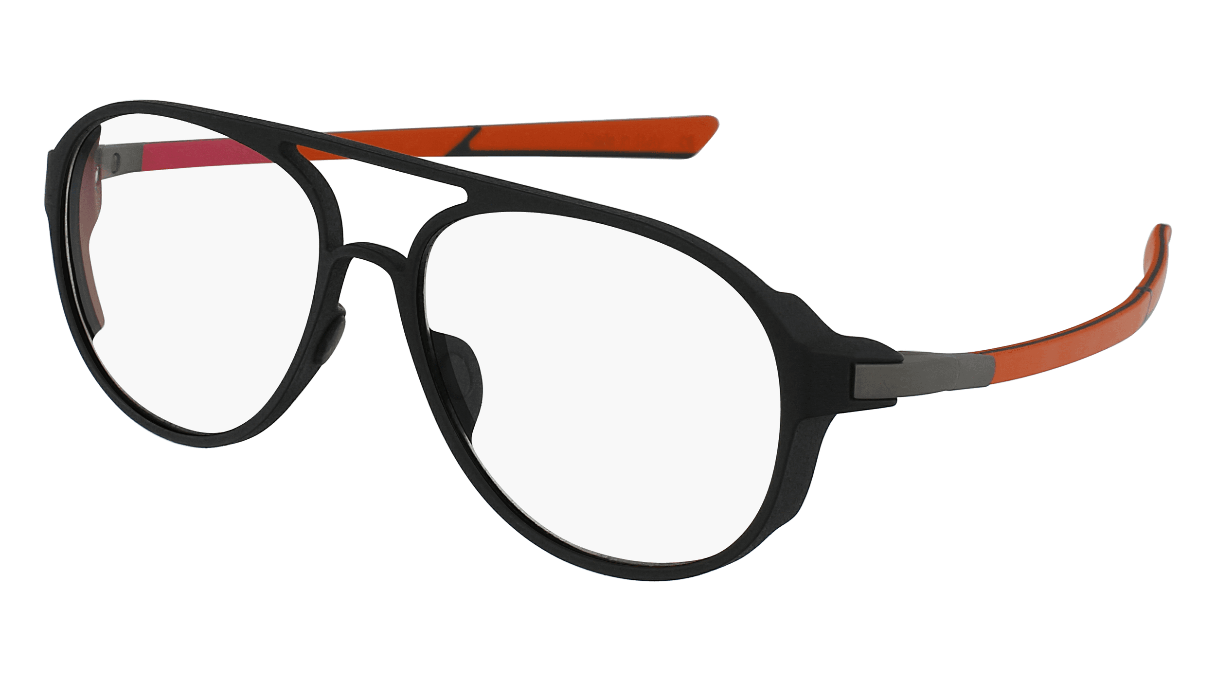 McLaren MLSGPO02 C03 Eyeglasses Matte Black/orange 55mm Men