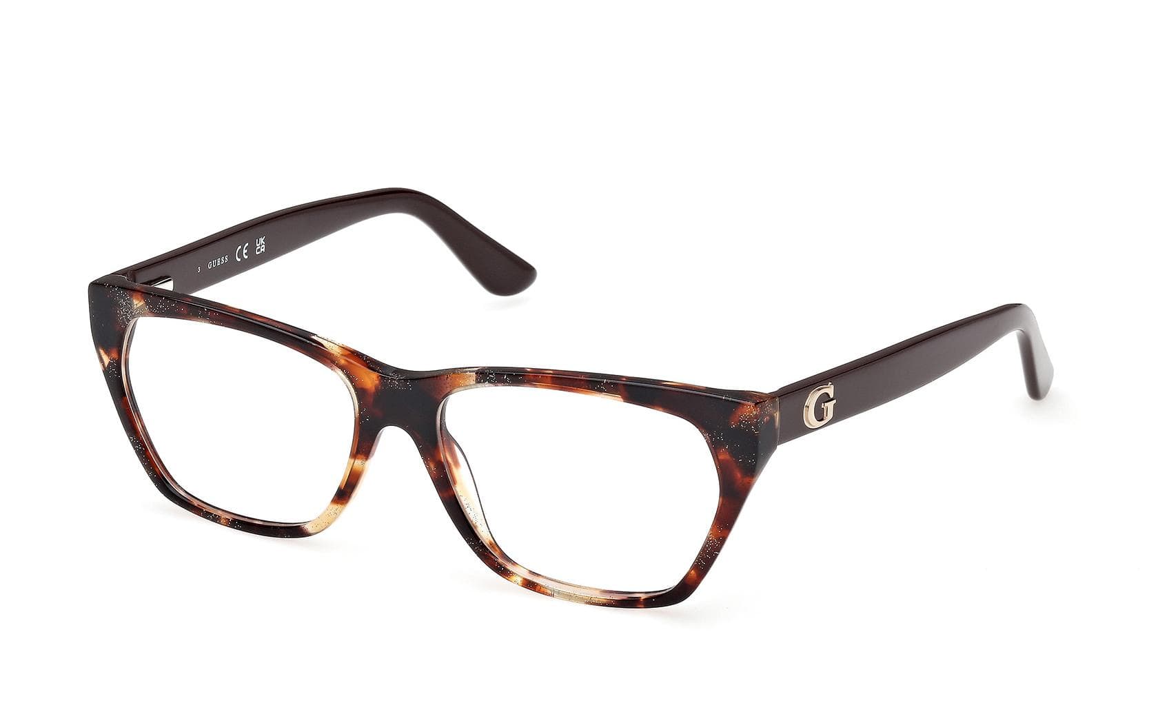 Guess GU50234 52 Eyeglasses Dark Havana