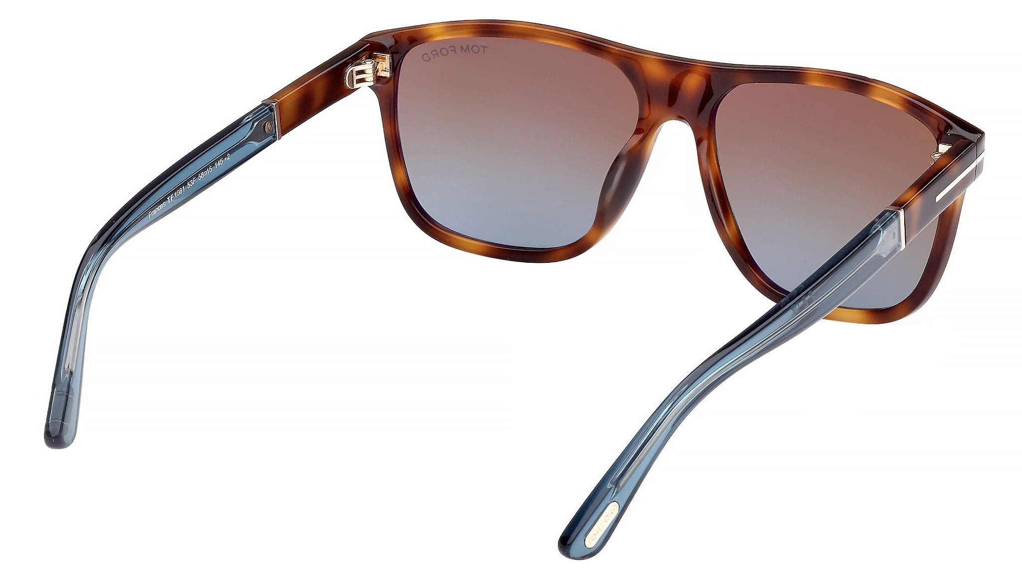 Tom Ford FT1081 53F Sunglasses Blonde Havana 58mm 4
