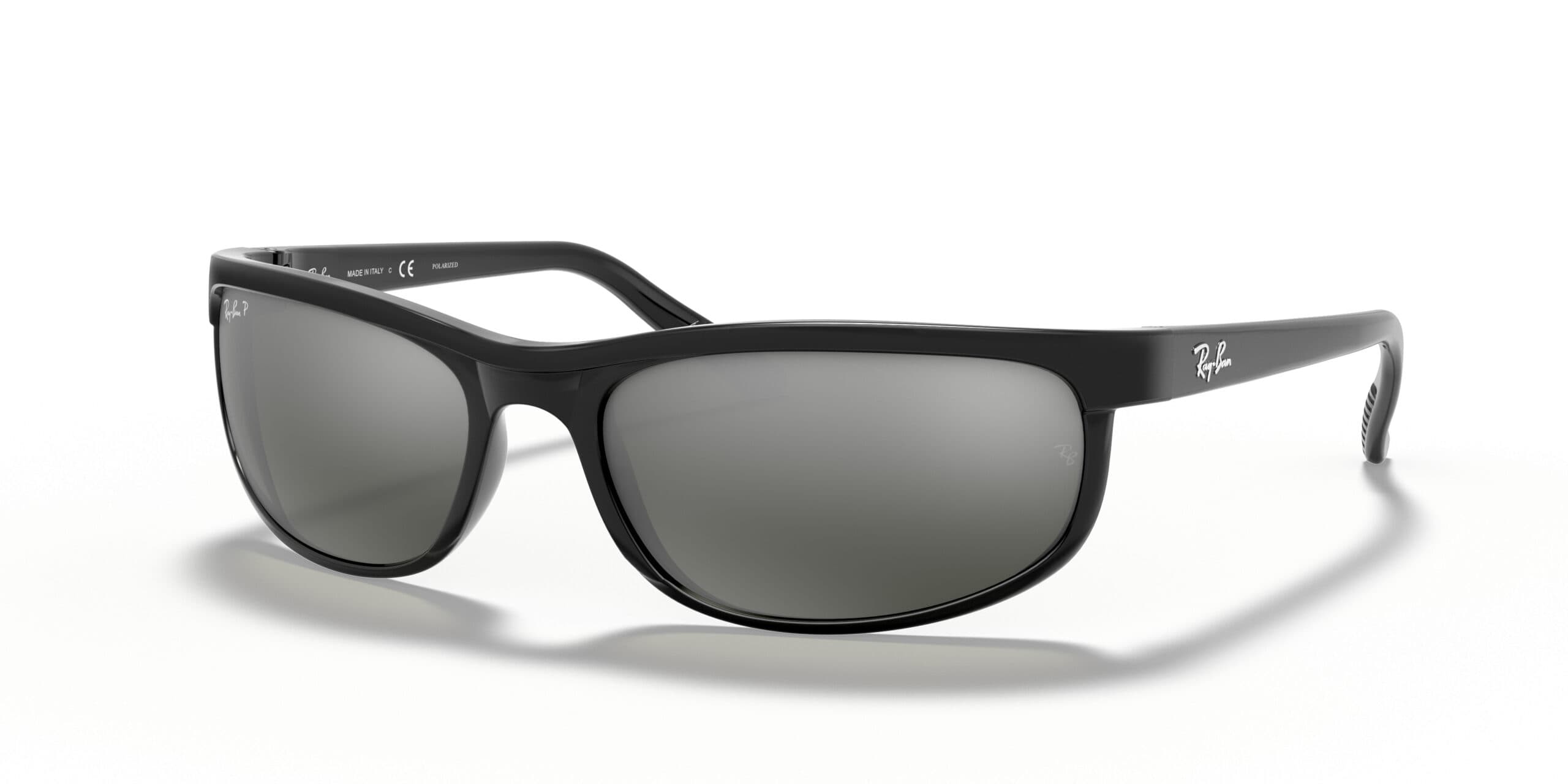 Ray-Ban RB2027 601/W1 PREDATOR 2 RB2027 Predator 2 Polarized Sunglasses Black 130mm Men