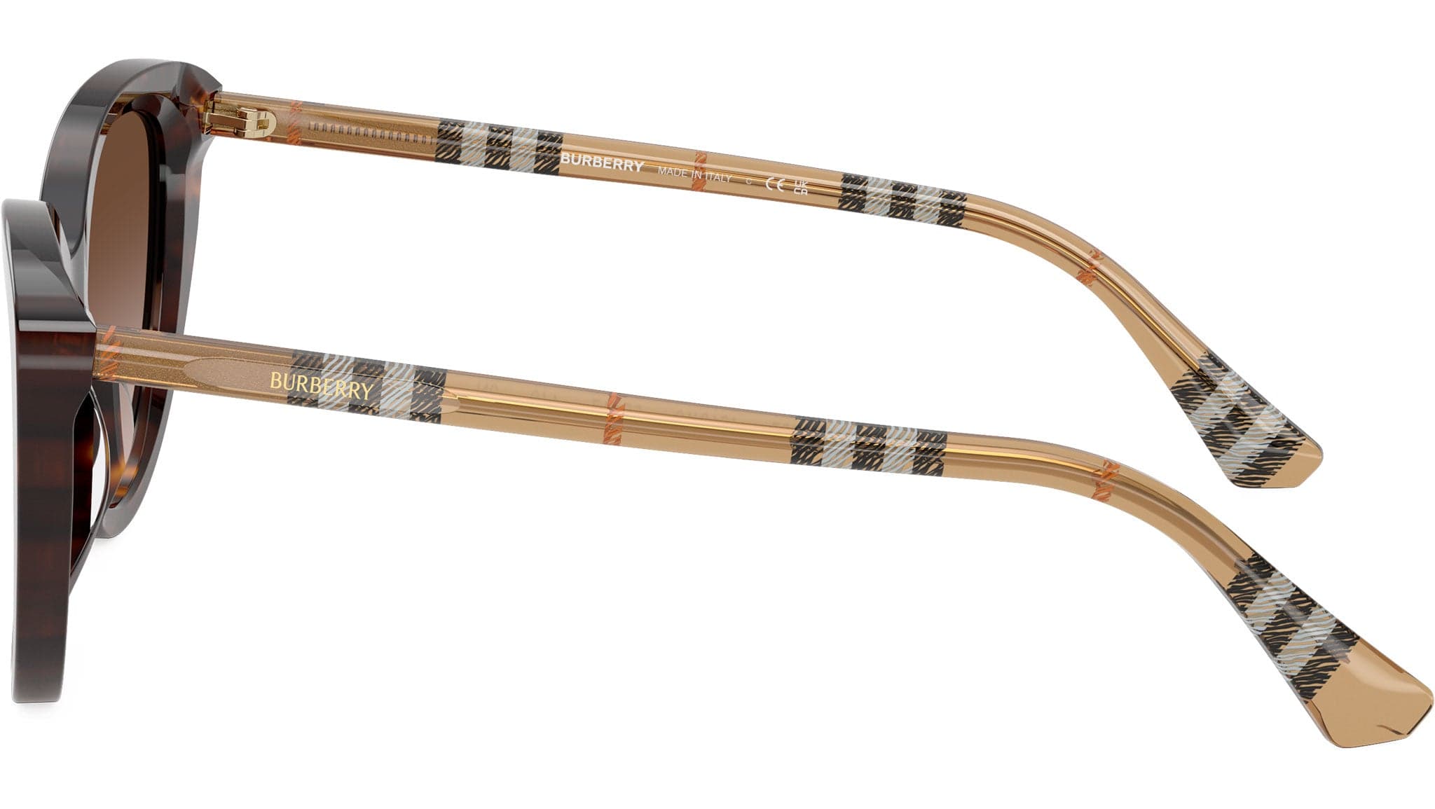 Burberry 0BE4457 42161355 Sunglasses Dark Havana 55mm 3