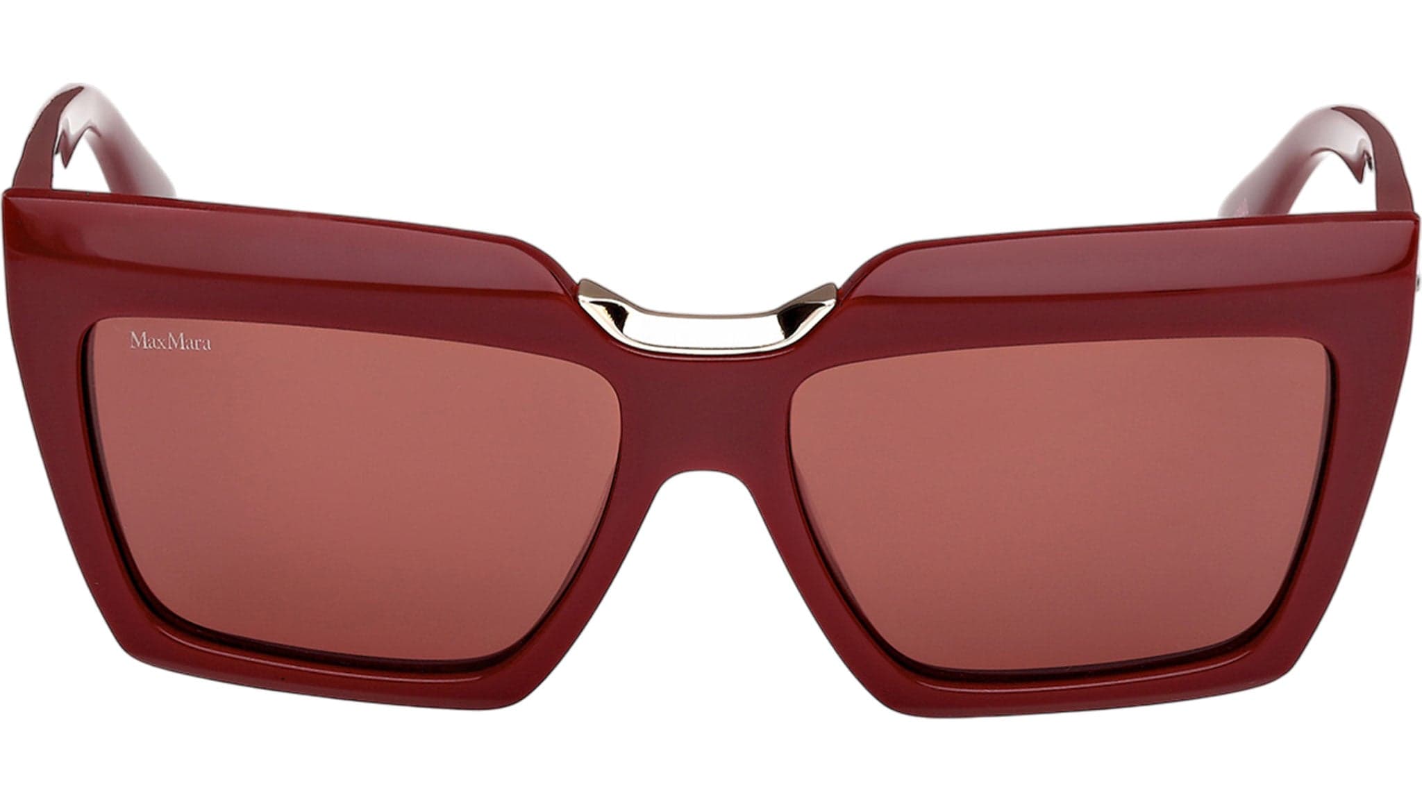 Max Mara MM0137 69S Sunglasses Shiny Bordeaux 56mm 2