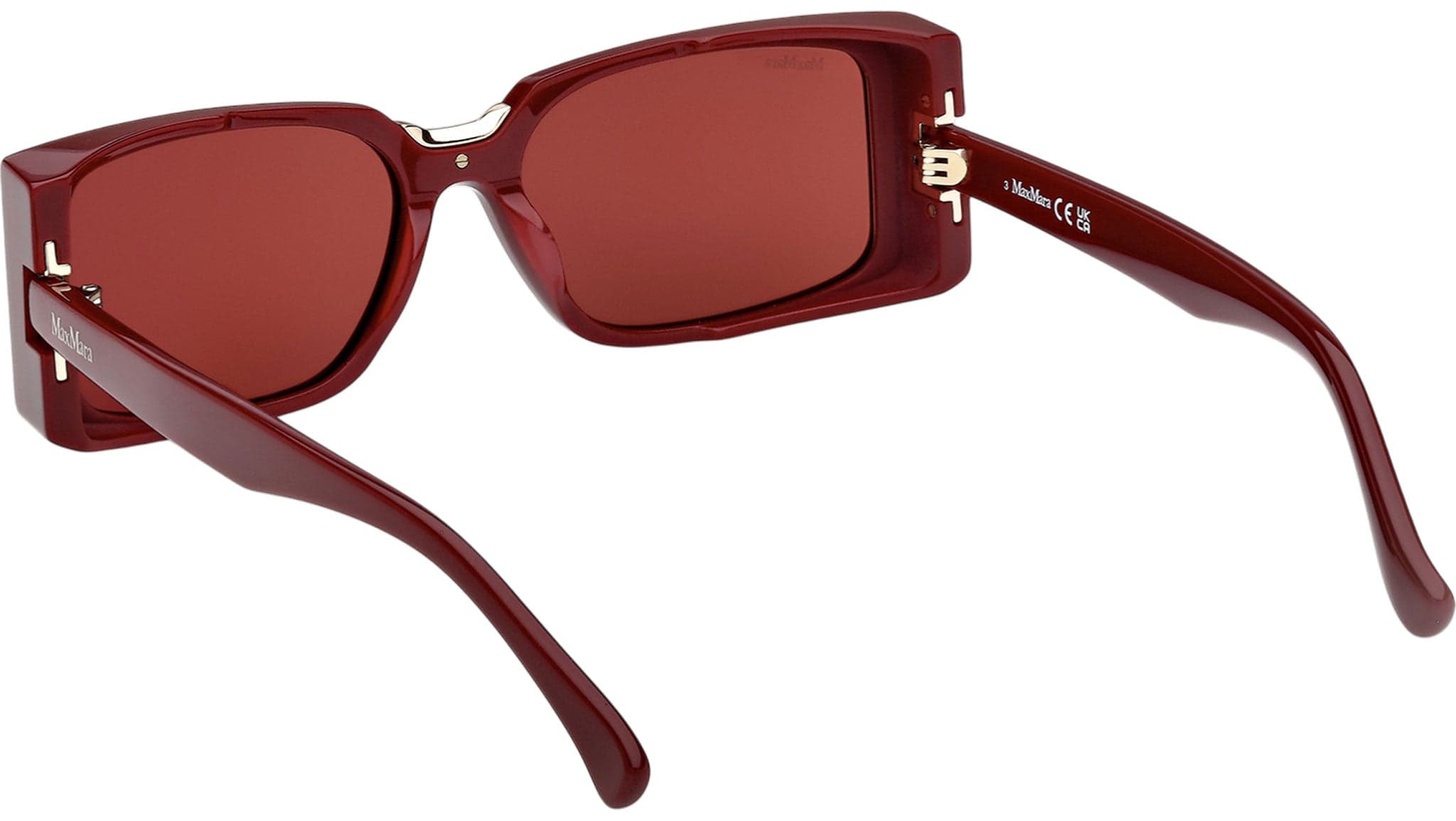 Max Mara MM0159 69S Sunglasses Shiny Bordeaux 54mm Women 4