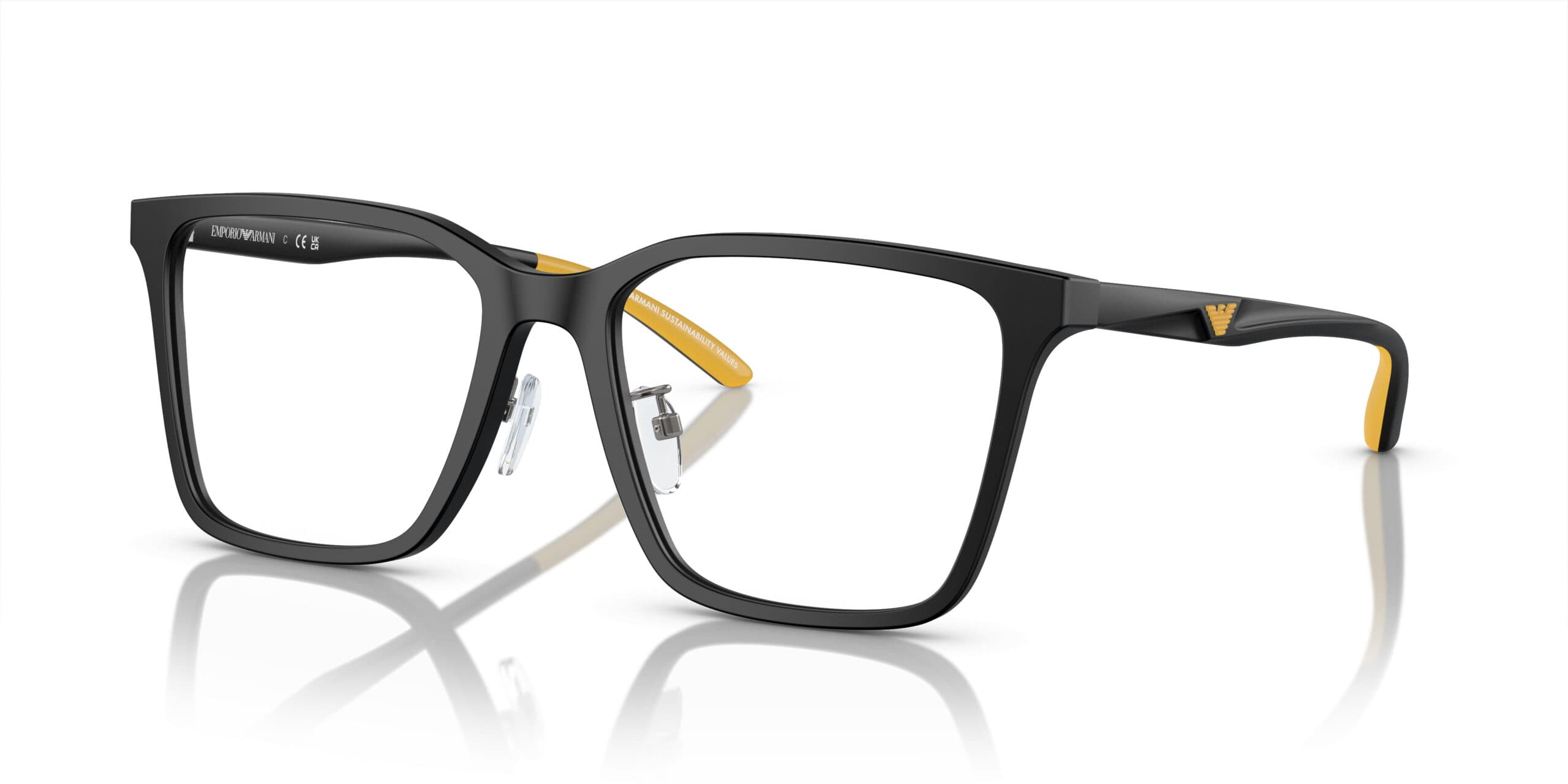 Emporio Armani 0EA3232D 5001 Eyeglasses Matte Black 56mm Men