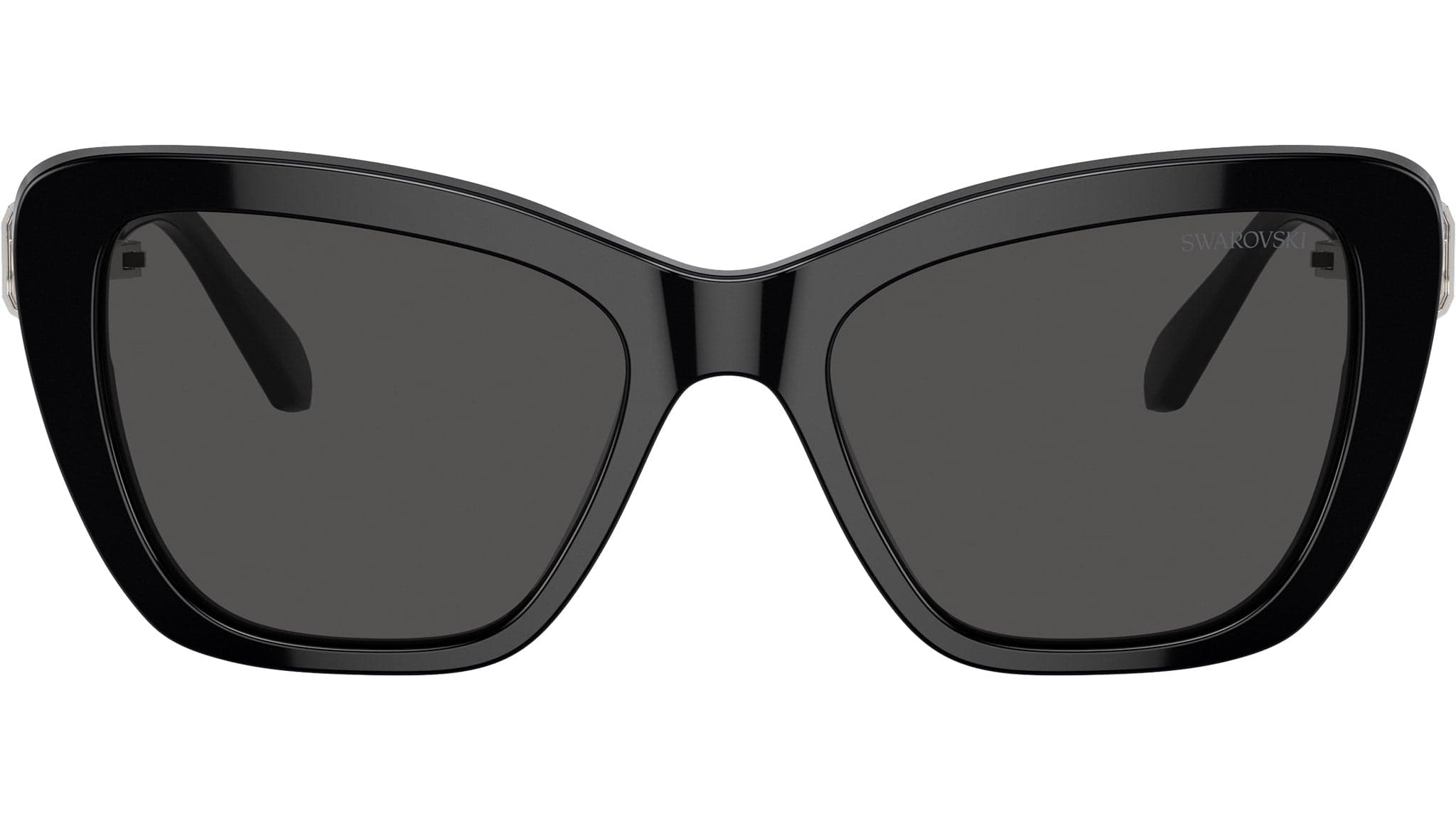 Swarovski SK6018 100187 Sunglasses Black 52mm Women 2