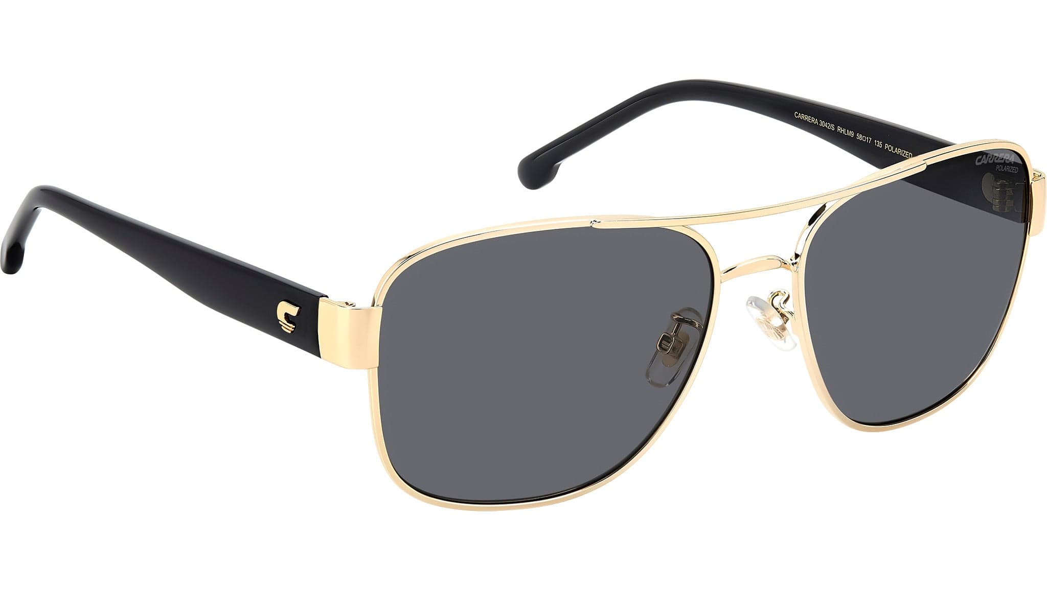 Carrera CARRERA 3042/S 0RHL M9 Sunglasses Gold Black 58mm Men 3
