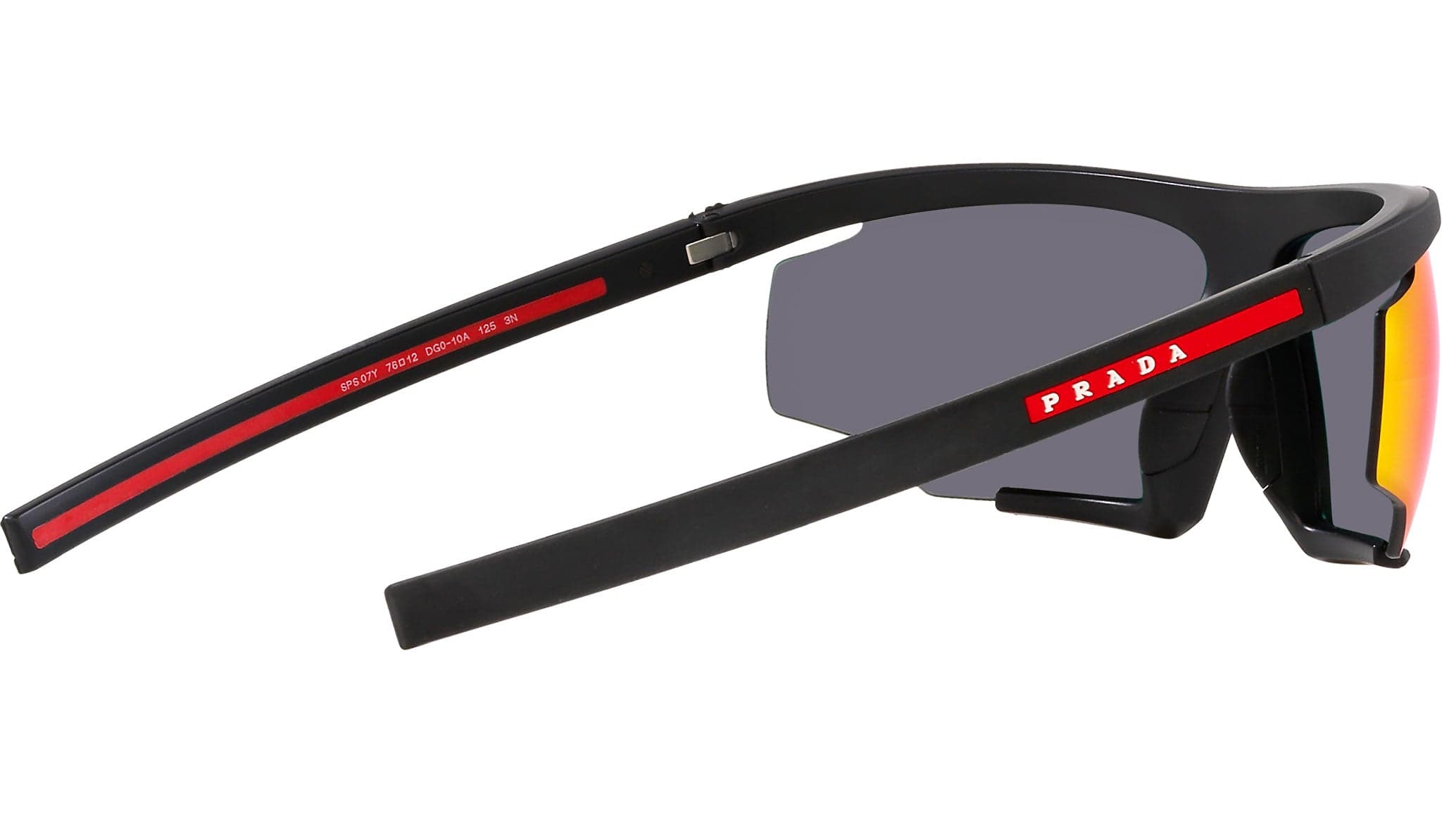 Prada PS 07YS DG010A Sunglasses Black 76mm Men 4