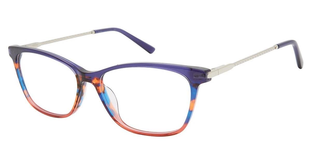 Nicole Miller BARNELL C03 Eyeglasses Maritime Blue 57mm Women