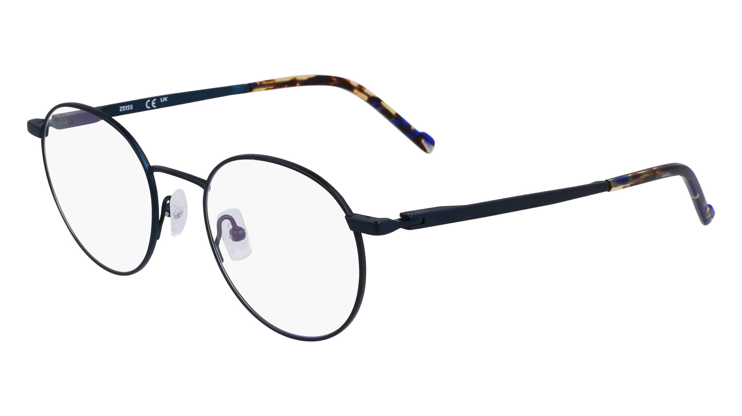 Zeiss ZS23141 403 Eyeglasses Satin Blue 49mm Men
