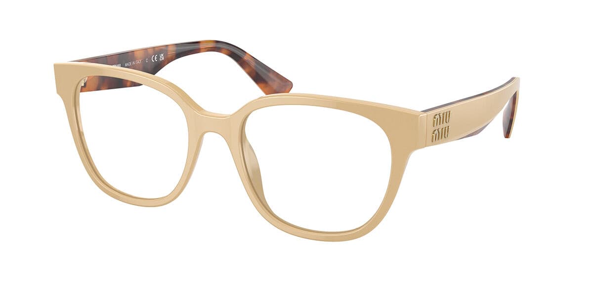 Miu Miu VMU02V 10H-1O1 Eyeglasses Beige 52mm Women