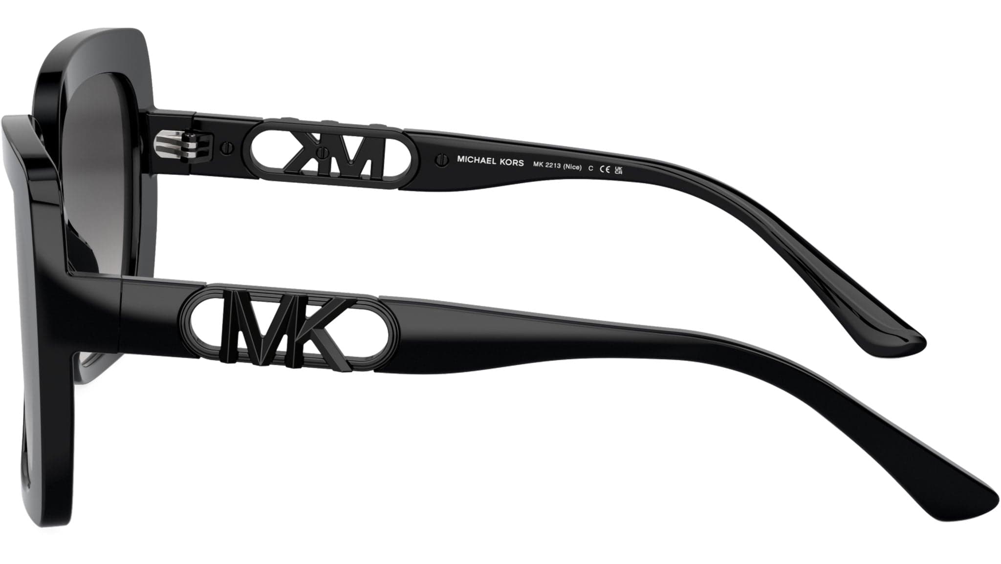 Michael Kors MK2213 Nice 30058G Sunglasses Black 57mm Women 3