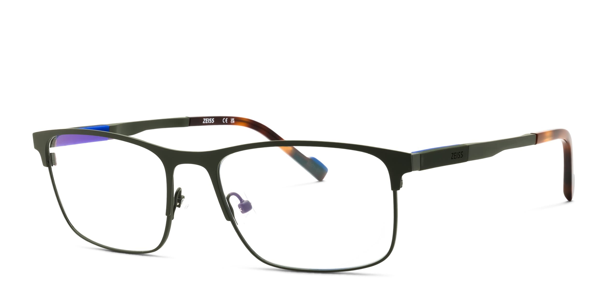 Zeiss ZS25161 326 Eyeglasses Satin Khaki 56mm Men