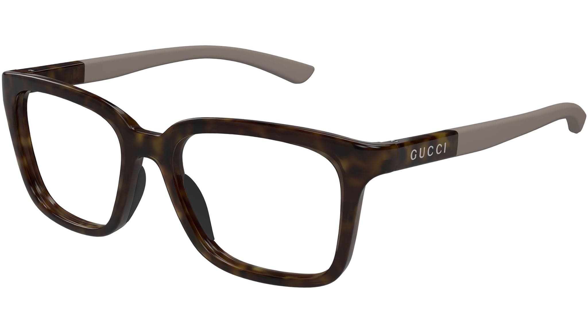 Gucci GG1738O 002 Eyeglasses Havana Grey 52mm Men