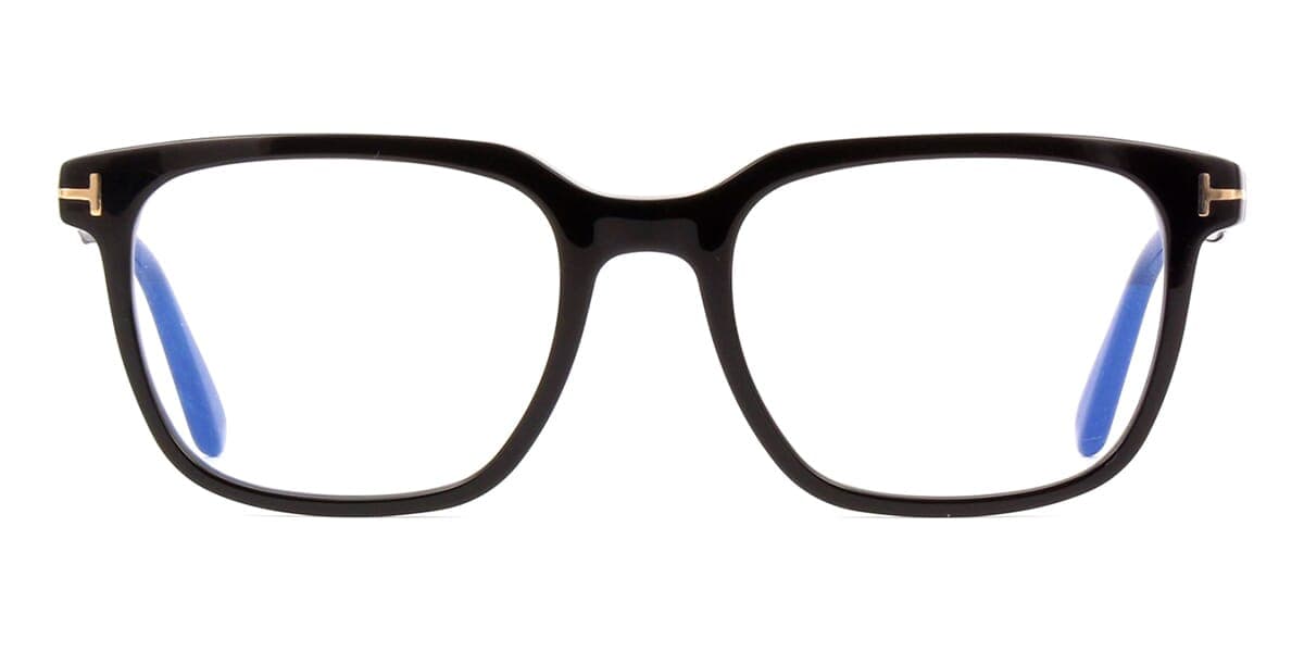 Tom Ford FT5818-B 001 Eyeglasses Shiny Black 53mm Men 2