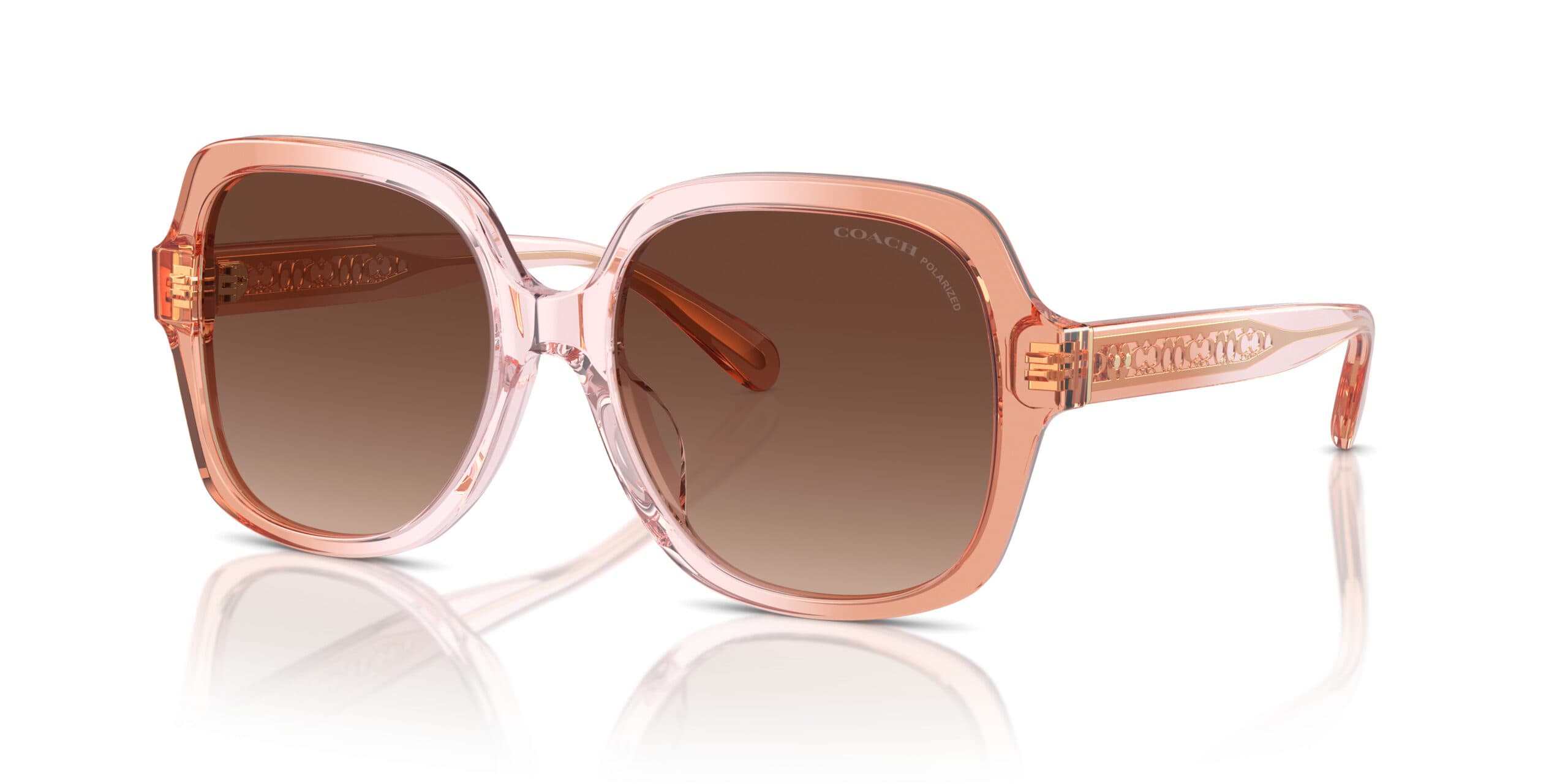 Coach HC8395U CR616 5812T5 Sunglasses Pink 140mm Women