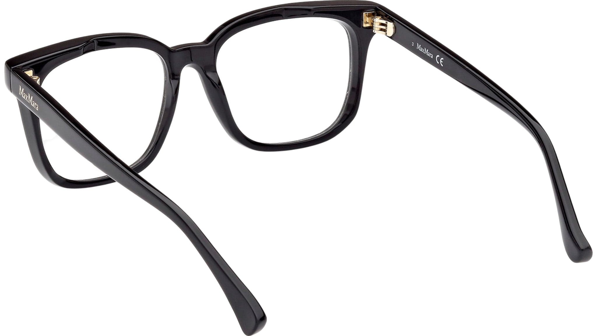 Max Mara MM5095 001 Eyeglasses Shiny Black 51mm 4