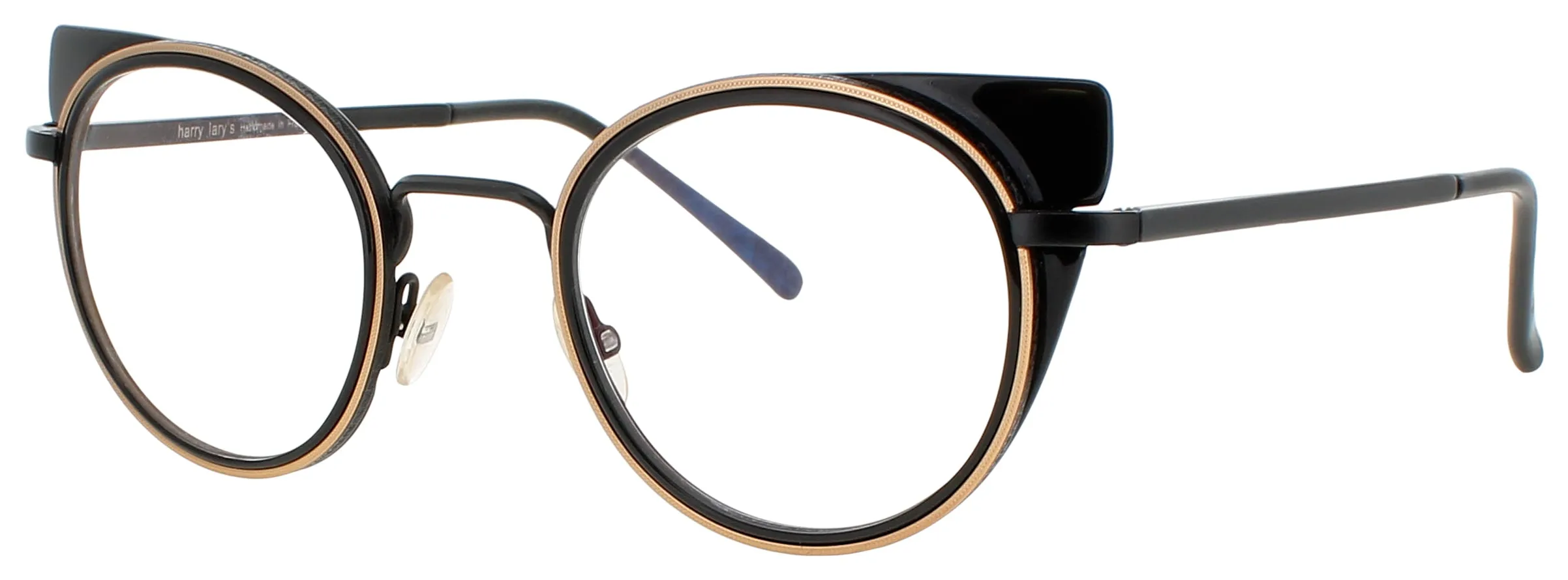 Harry Lary DEVILY 101 Eyeglasses Black 46mm Unisex