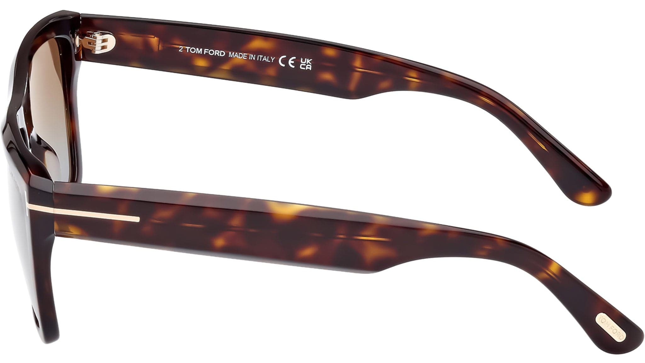 Tom Ford FT1077 52F Sunglasses Dark Havana 55mm 3