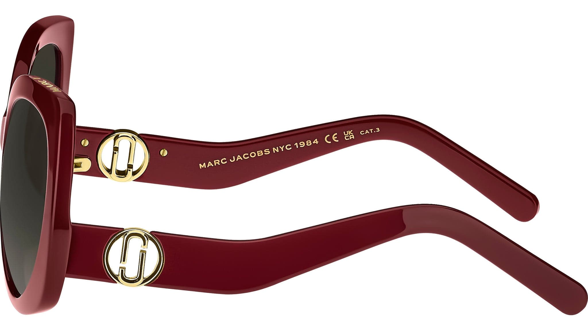 Marc Jacobs MARC 808/S 0LHF HA Sunglasses Burgundy 57mm Women 2