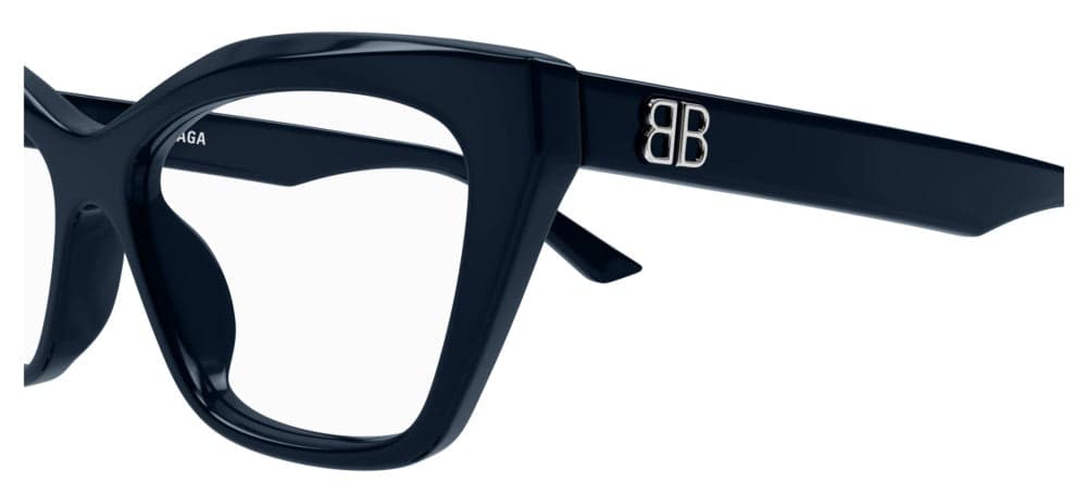 Balenciaga BB0342O 008 Eyeglasses Blue 55mm Women 2