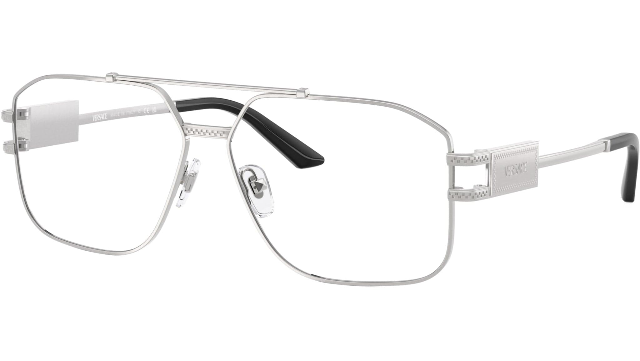 Versace VE1302 1000 Eyeglasses Silver 57mm Men
