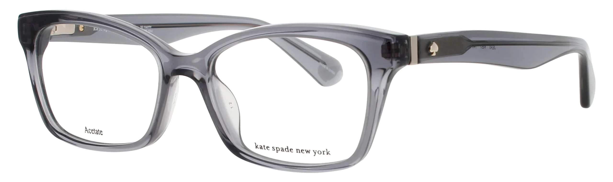 Kate Spade JERI KB7 Eyeglasses Crystal Grey 50mm Women