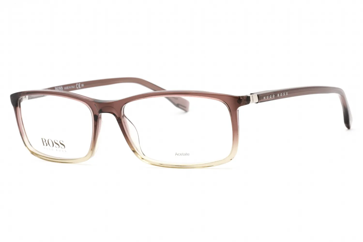 HUGO BOSS BOSS 0680/IT 0NUX 00 Eyeglasses Brown Grey 55mm Men