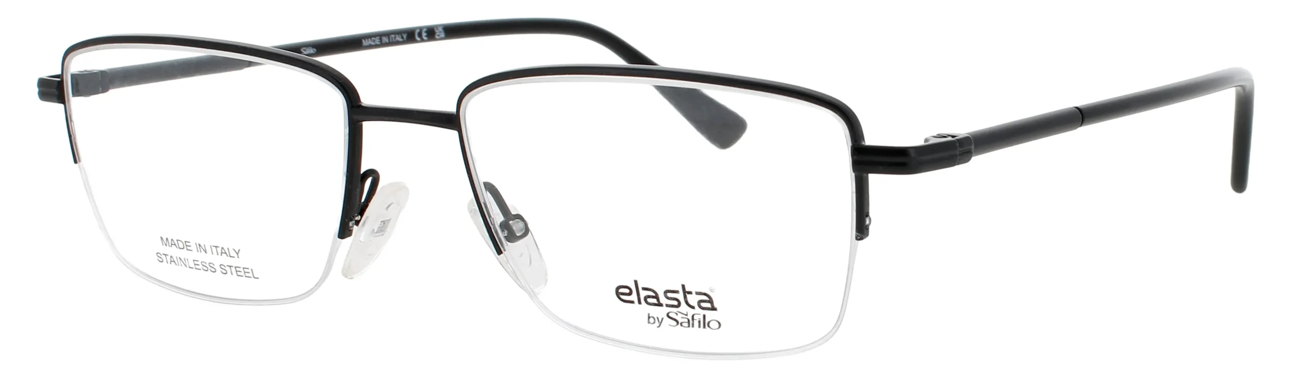 Elasta E-7249 003 Eyeglasses Matte Black 54mm Men