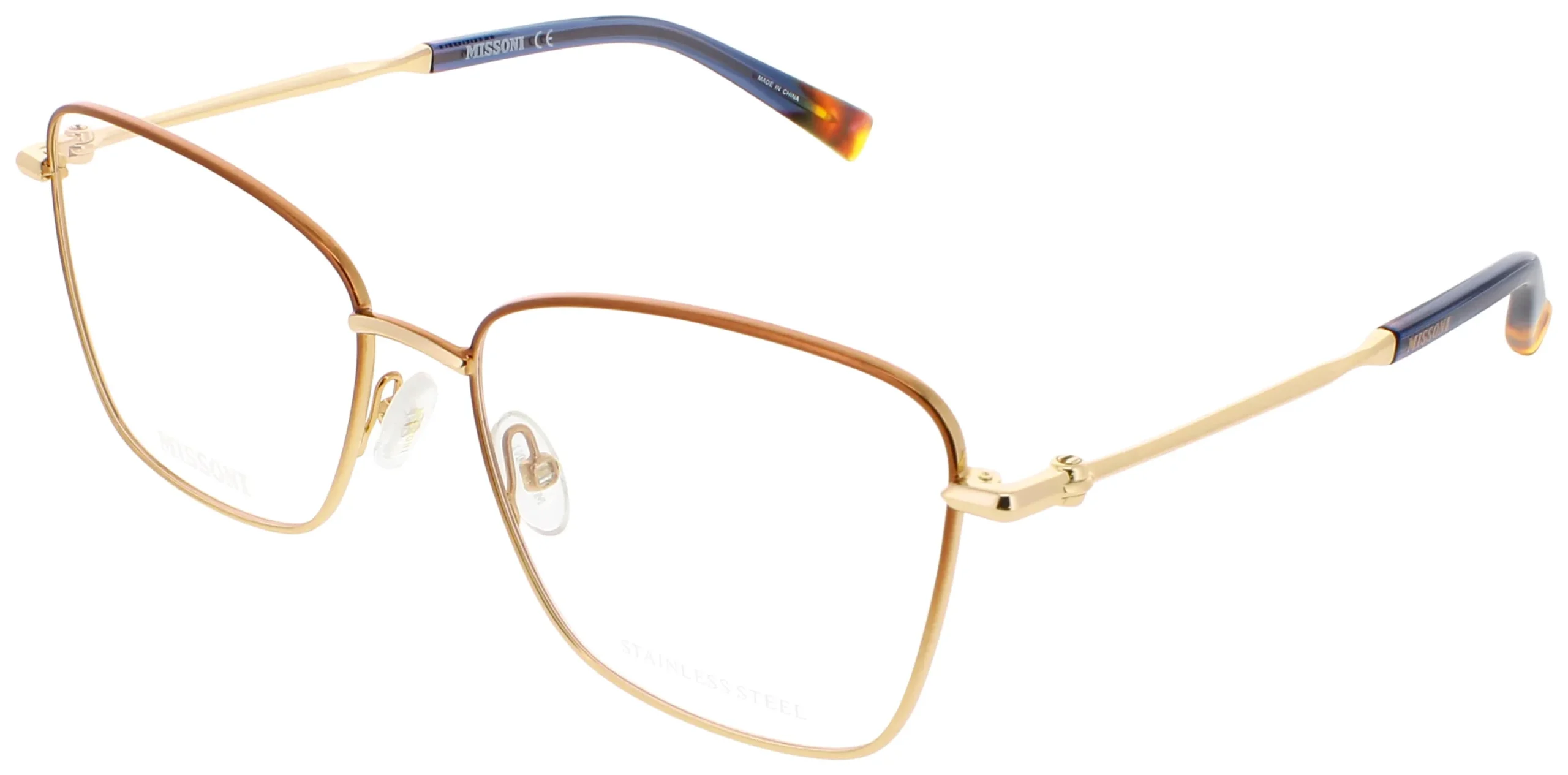 Missoni MIS0099 059I Eyeglasses Brown Shaded Pink 54mm Women