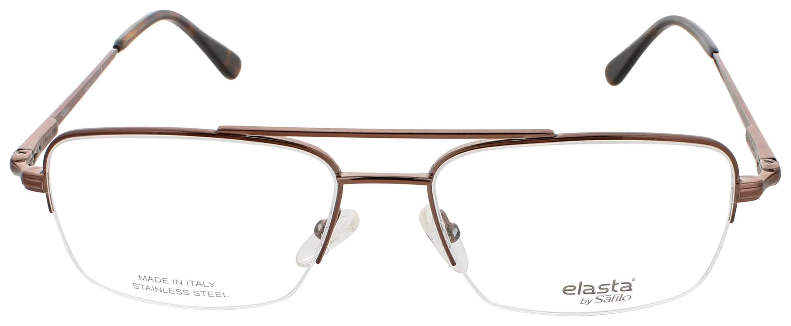 Elasta E 7251 0TUI Eyeglasses Light Brown 57mm Men 2