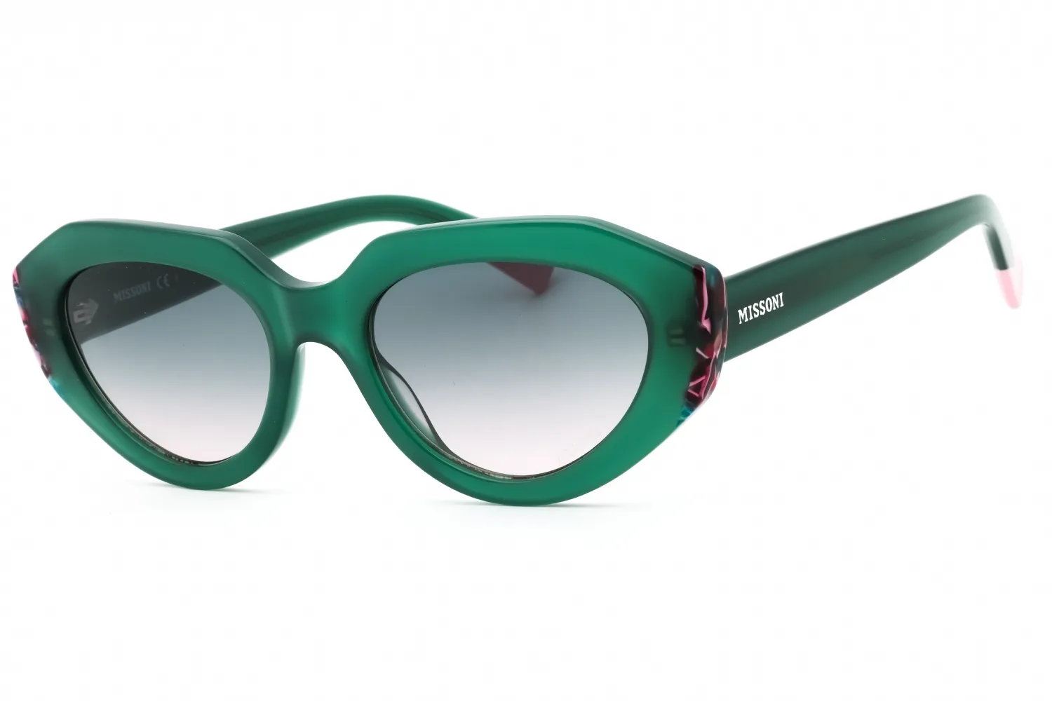 Missoni MIS-0131/S 0IWB JP Sunglasses Green Pink 53mm Women