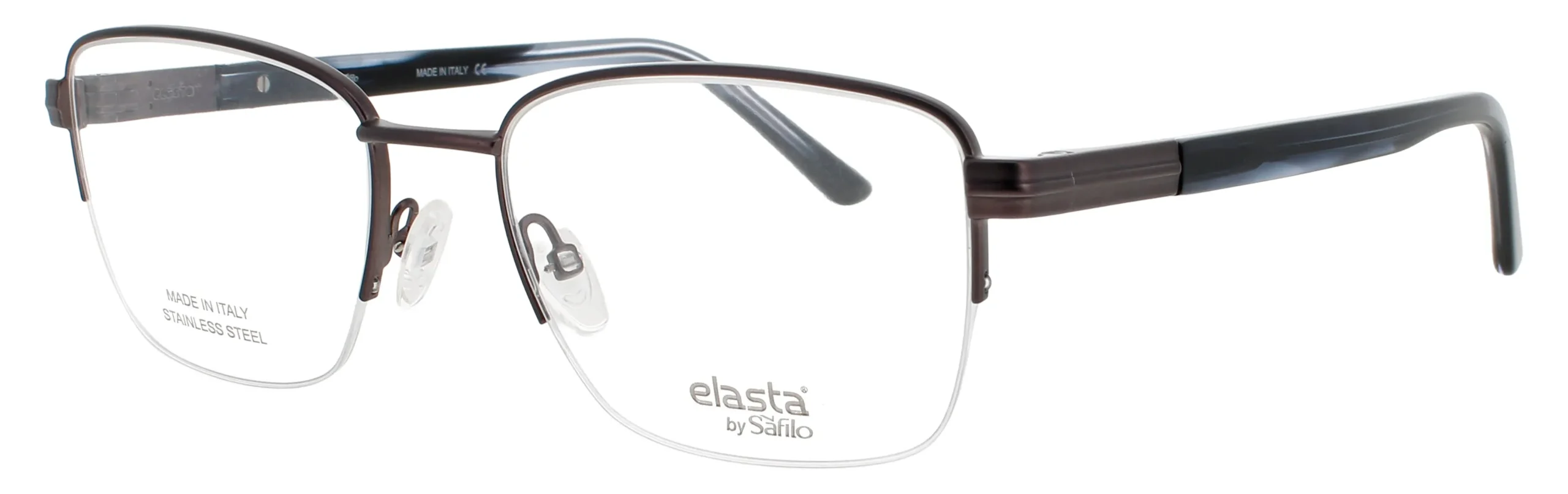 Elasta E-3127 HWJ Eyeglasses Dark Grey 55mm Men