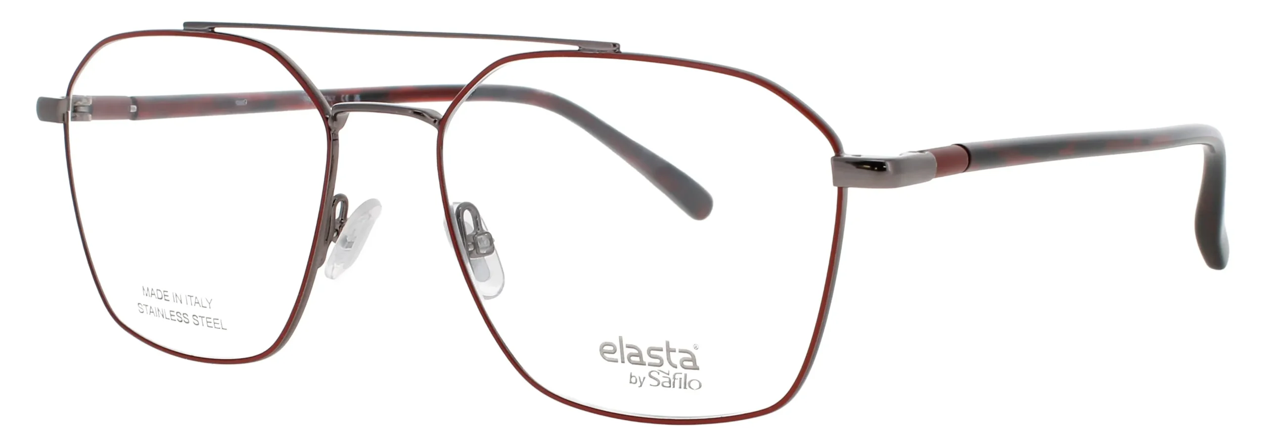 Elasta E-8001 C9A Eyeglasses Red 57mm Men