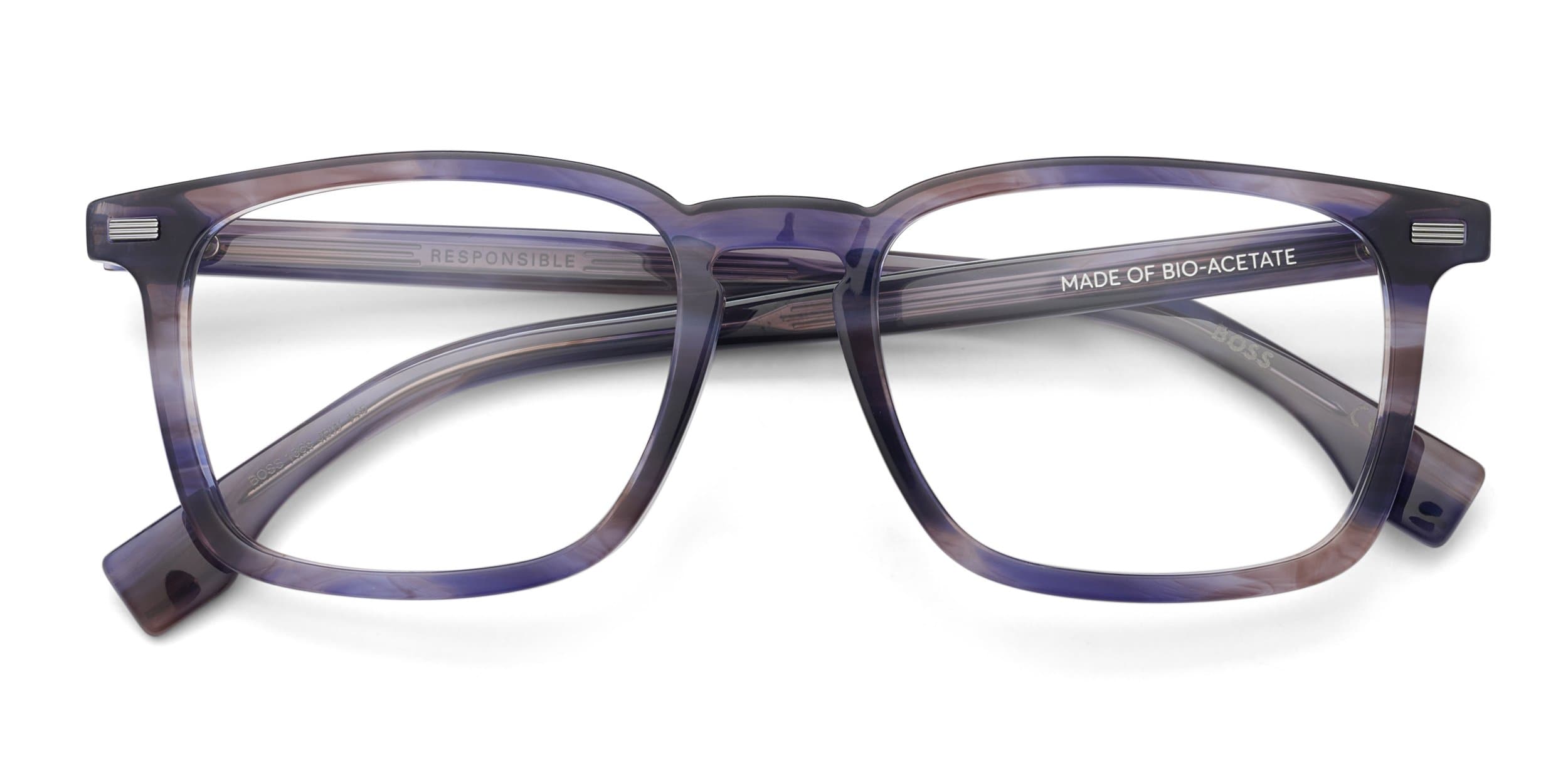 HUGO BOSS BOSS 1368 0JBW 00 Eyeglasses Blue Havana 53mm 4