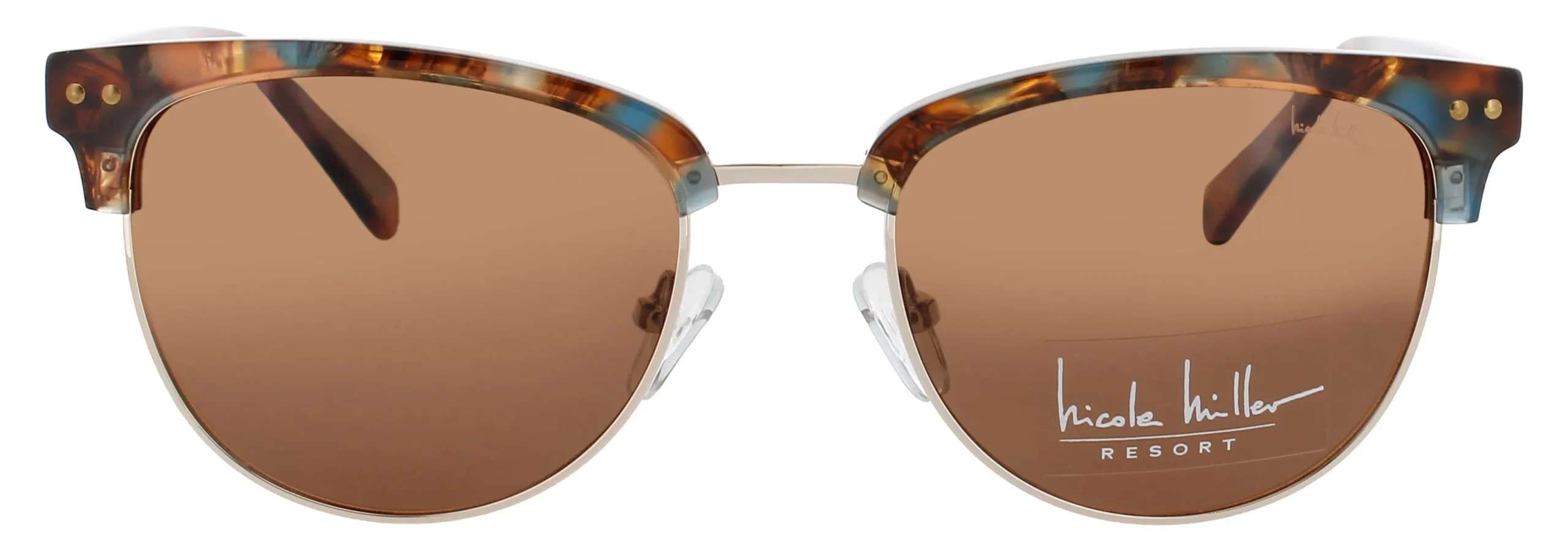 Nicole Miller ST PIERRE C03 Sunglasses Multi Brown 53mm Women 2