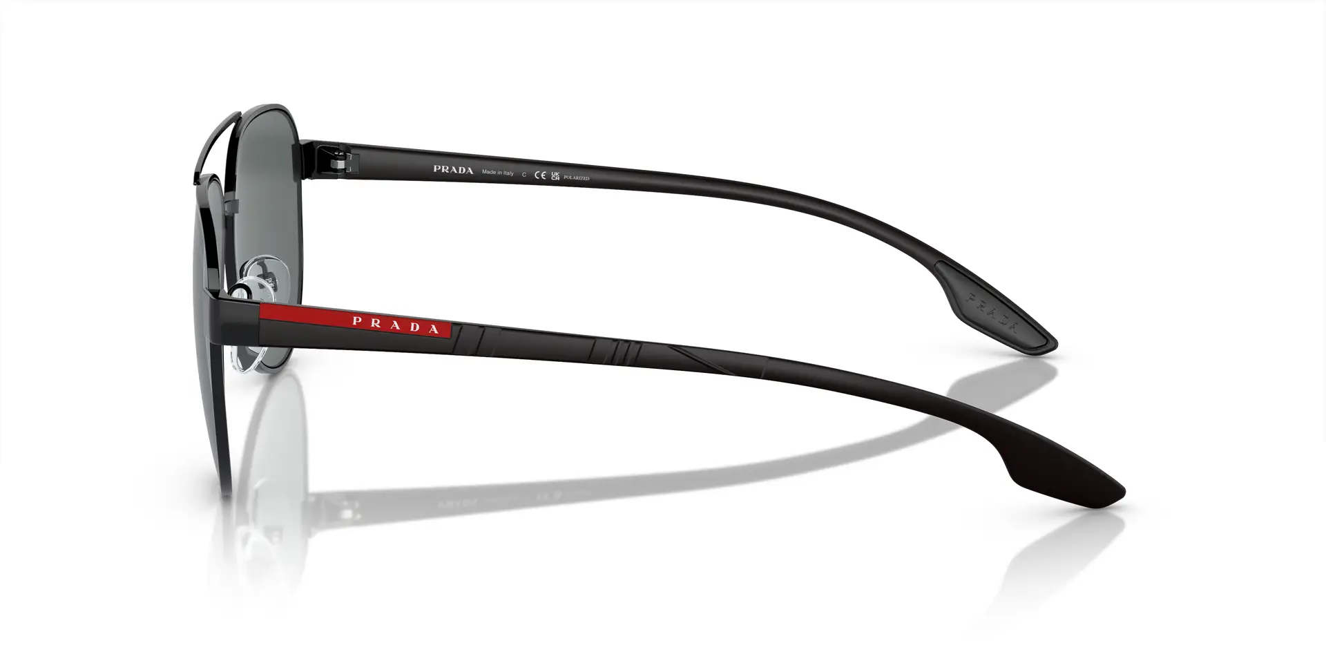 Prada PS 54TS 1AB5Z1 Sunglasses Shiny Black 58mm Men 5