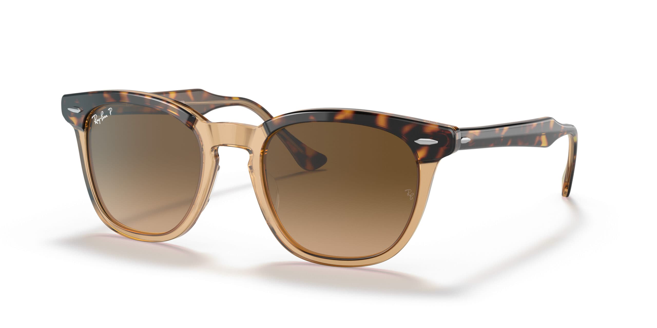 Ray-Ban RB2298F HAWKEYE 1292/M2 RB2298F Asian Fit HAWKEYE Sunglasses Brown 145mm Women