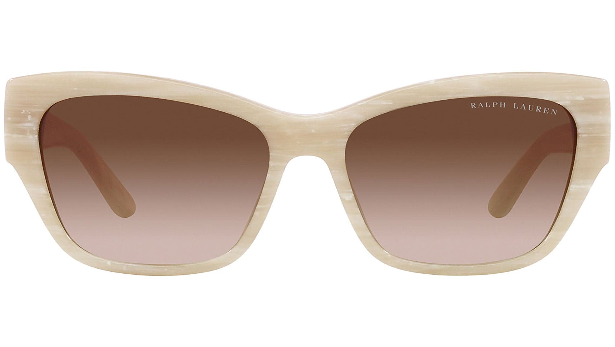 Ralph Lauren 0RL8206U 608413 Sunglasses Cream Horn 57mm Women 2