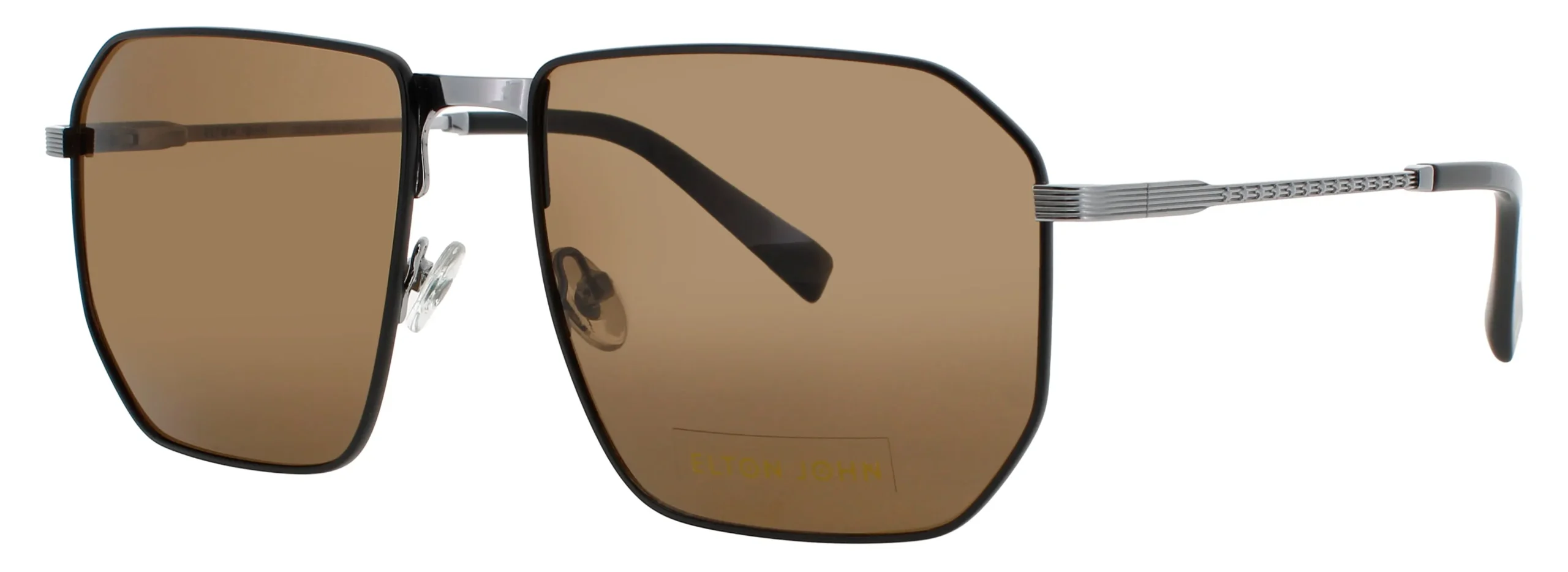 Elton John HERCULES 2 BLKSL Sunglasses Black 59mm Unisex