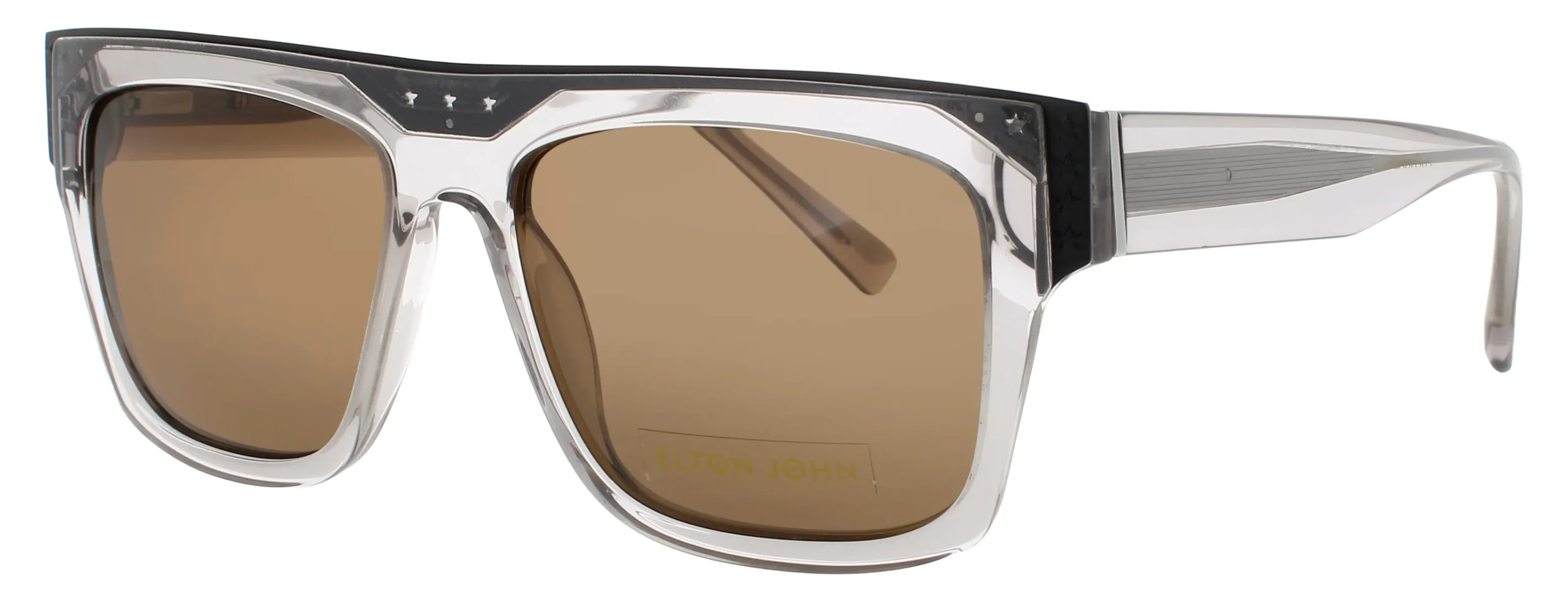 Elton John PAPARAZZI GRYFD Sunglasses Crystal Black 57mm Unisex