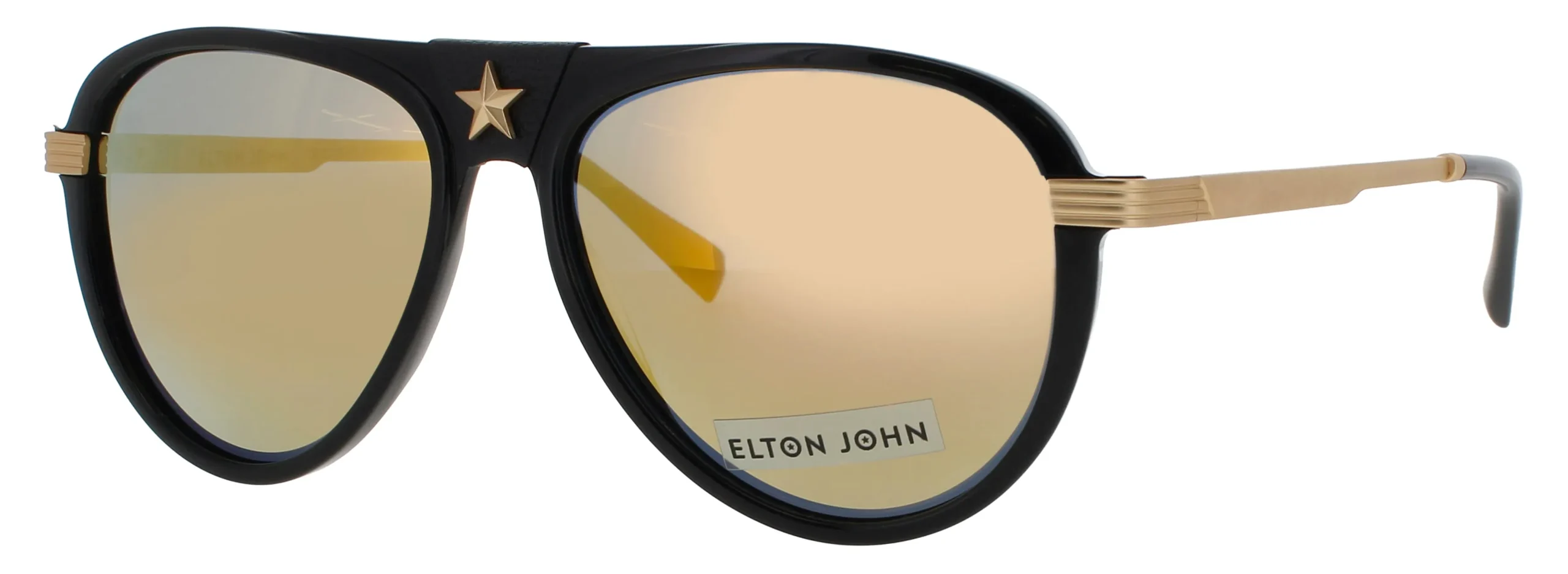 Elton John CAPTAINFA 2 BTBLK Sunglasses Black 56mm Unisex