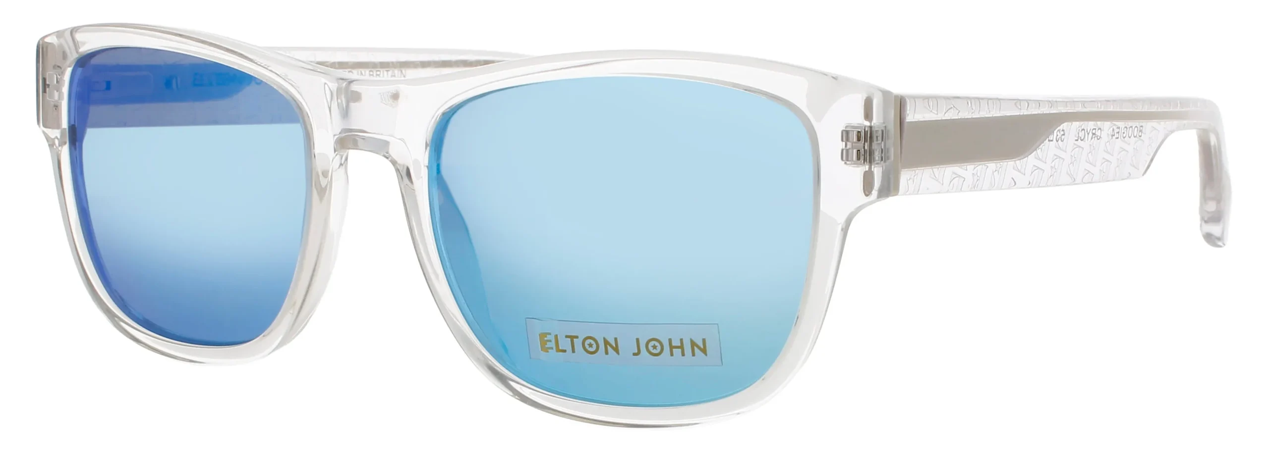 Elton John BOOGIE 4 CRYCL Sunglasses Crystal 53mm Unisex