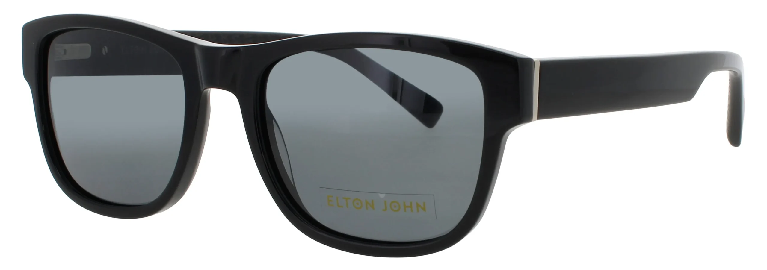 Elton John BOOGIE 5 PBKSY Sunglasses Black 53mm Unisex