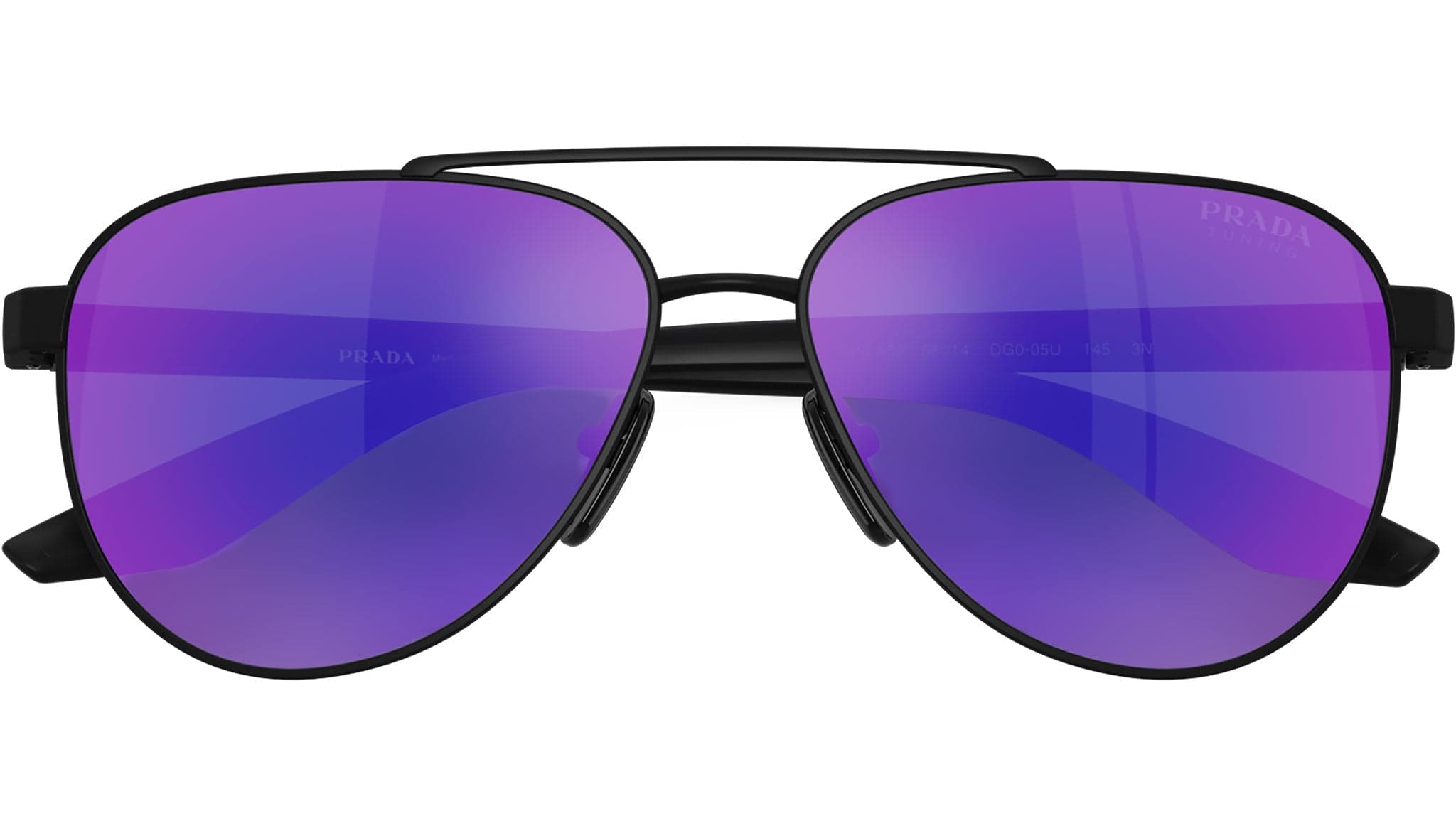 Prada PS A52S DG005U Sunglasses Black 58mm Men 5