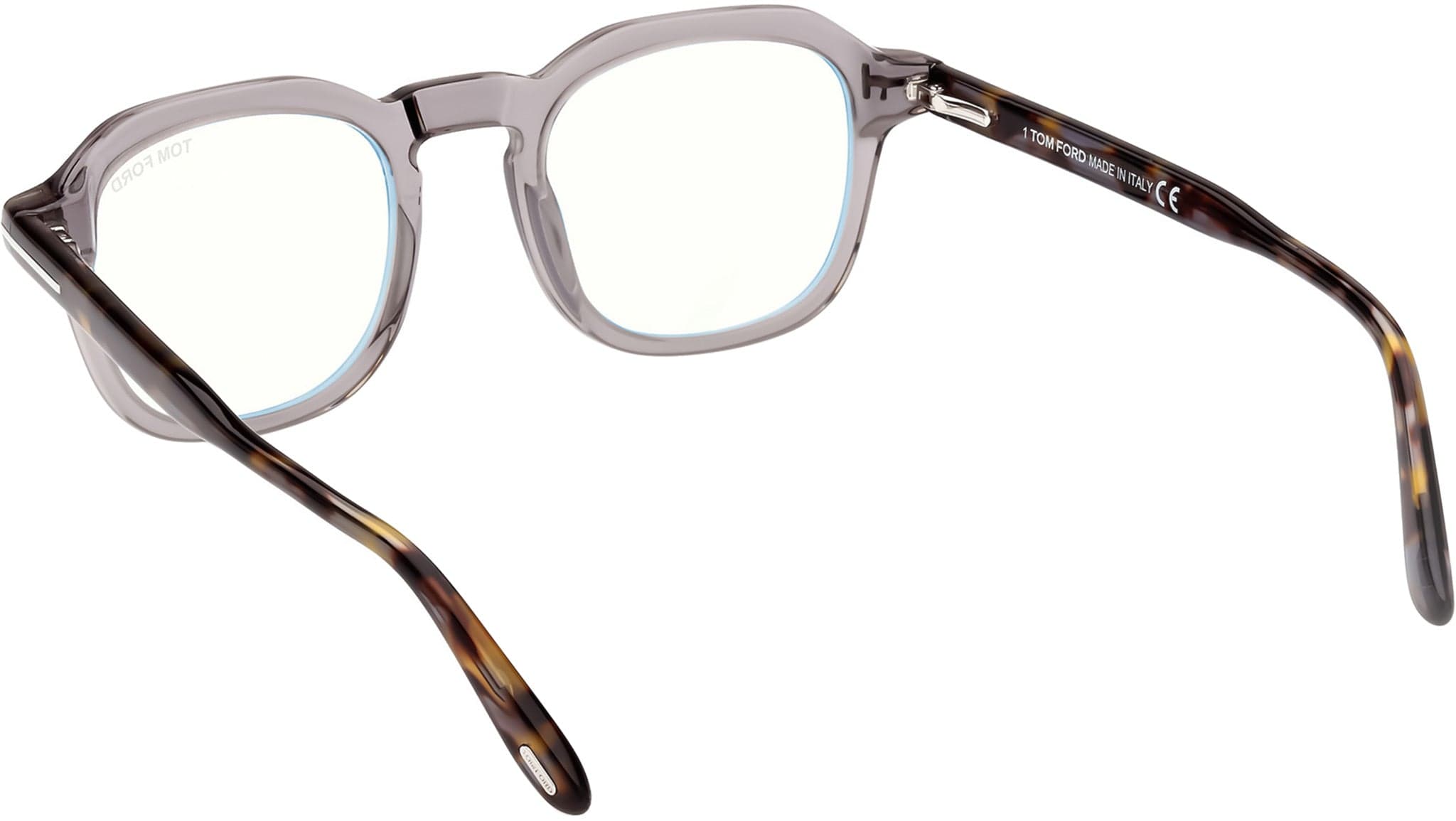 Tom Ford FT5836-B 020 Eyeglasses Grey 49mm Men 4