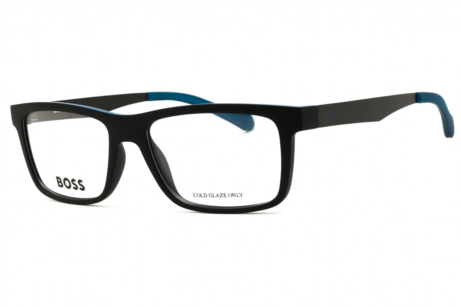 HUGO BOSS BOSS 0870 00N2 00 Eyeglasses Matte Black Blue 54mm Men