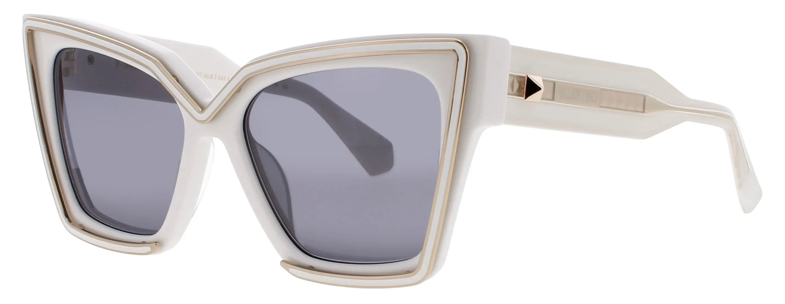 Valentino V-GRACE-VLS 126C Sunglasses White 54mm Women
