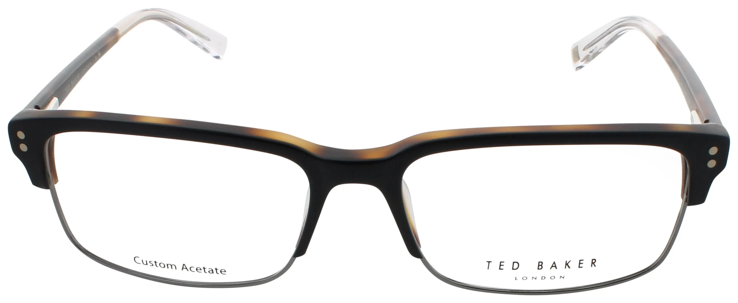 Ted Baker TM506 BLK Eyeglasses Black Tortoise 55mm Men 2