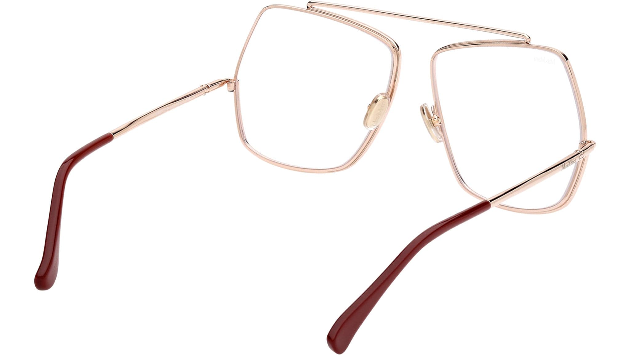 Max Mara MM5118-B 028 Eyeglasses Shiny Rose Gold 58mm Unisex 5